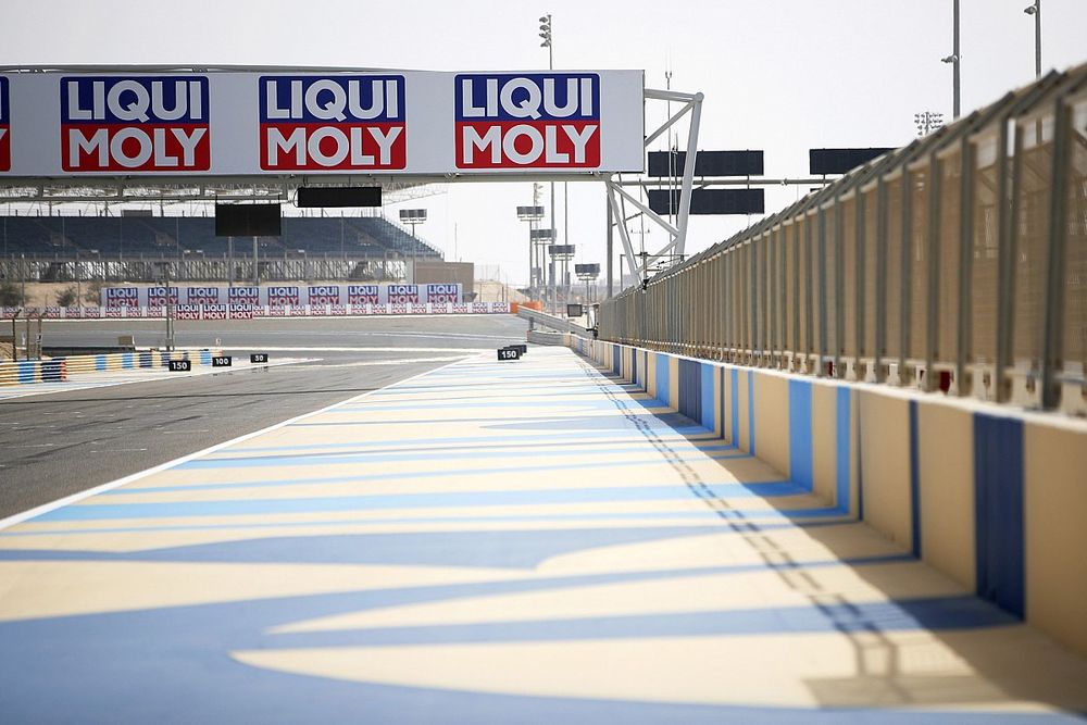 Detalle del circuito de la F1 en Bahrein