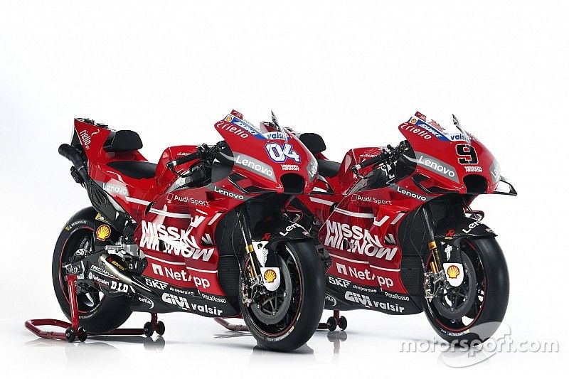 MotoGP｜ドゥカティ、2019年カラー発表。フェラーリF1と同じ