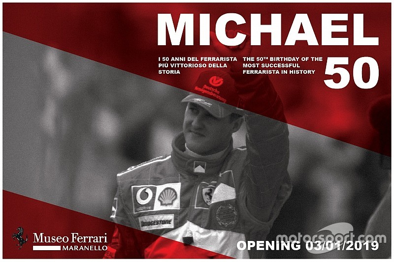 Ferrari abrirá una exposición dedicada a Schumacher el día de su 50º cumpleaños