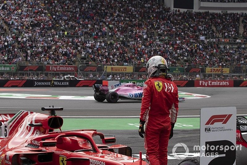 Sebastian Vettel, Ferrari in Parc Ferme