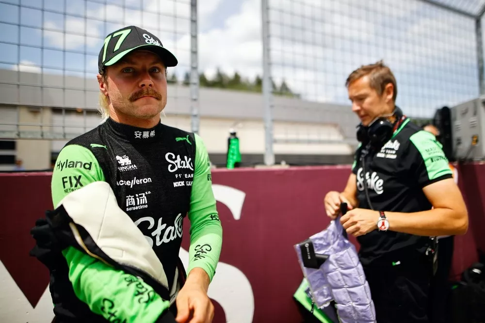 Valtteri Bottas, Stake F1 Team Kick Sauber, sur la grille