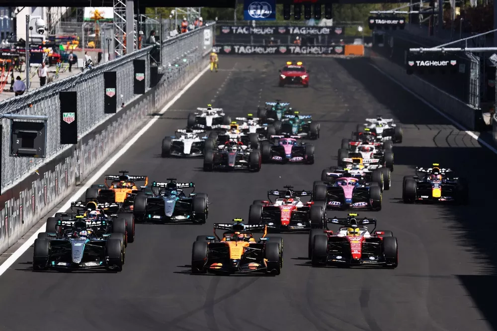 Kimi Antonelli, Mercedes, Lando Norris, McLaren