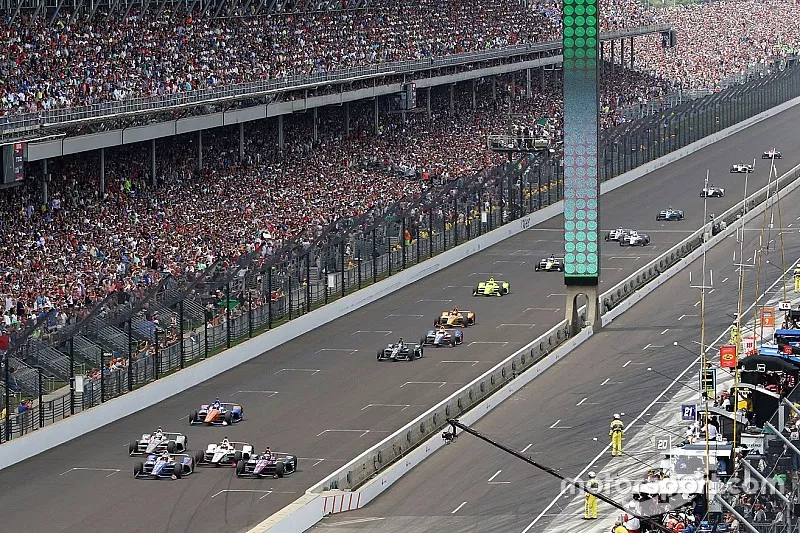 Restart beim Indy 500 2018