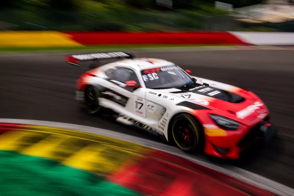#17 Mercedes AMG Team GetSpeed, Mercedes AMG GT3 EVO - Fabian Schiller, Maximilian Gotz, Maxime Martin
