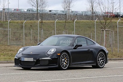 Porsche 911 R zonder vermomming gespot op de openbare weg