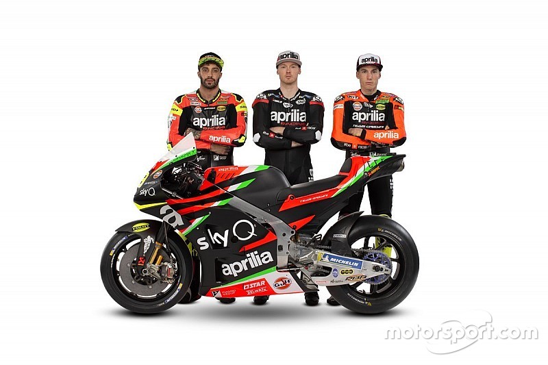 Aprilia toont livery van MotoGP-machine voor 2019
