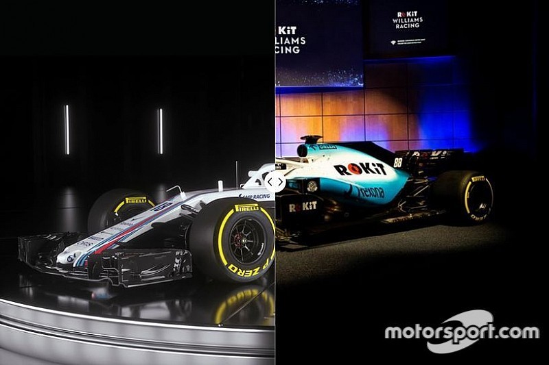 Слайдер: порівняння машин Williams 2018 і 2019 років