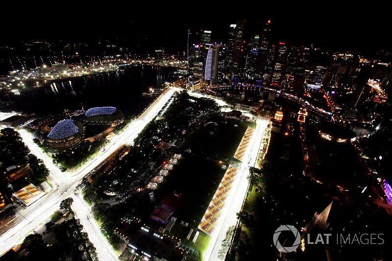 Aerial view of the circuit