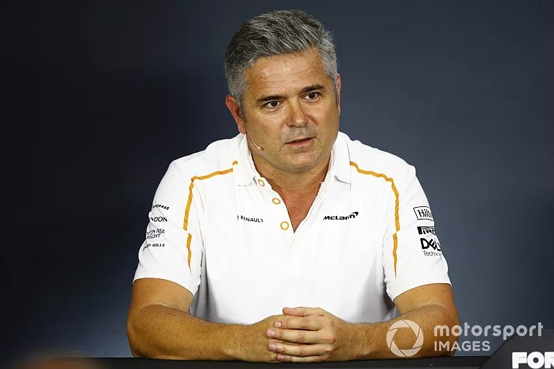 Gil de Ferran, Sporting Director, McLaren, in the Friday press conference