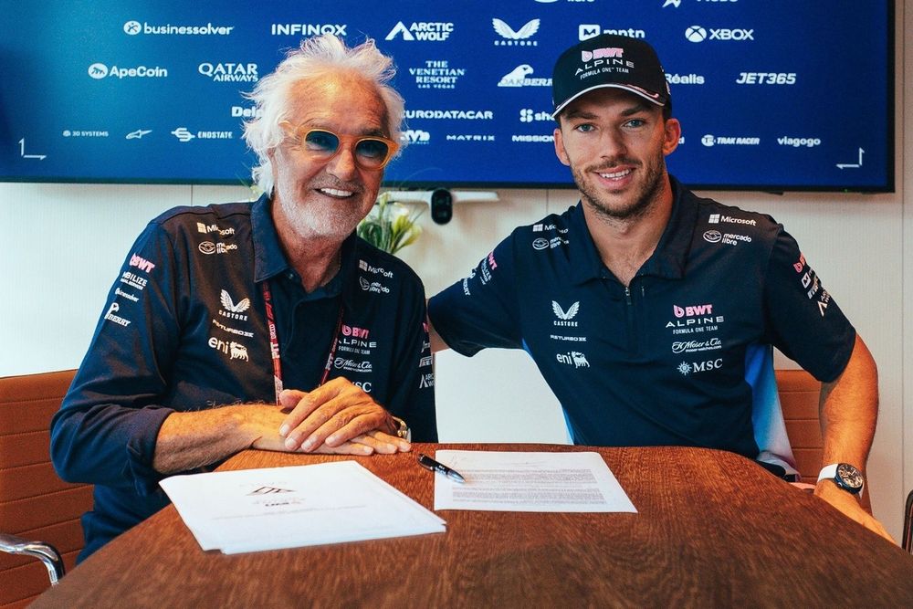 Flavio Briatore, Pierre Gasly, Alpine F1 Team