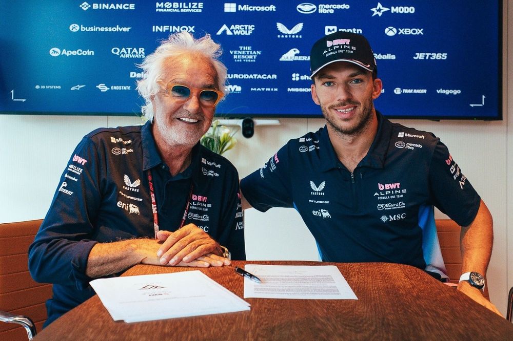 Flavio Briatore, Pierre Gasly, Alpine F1 Team