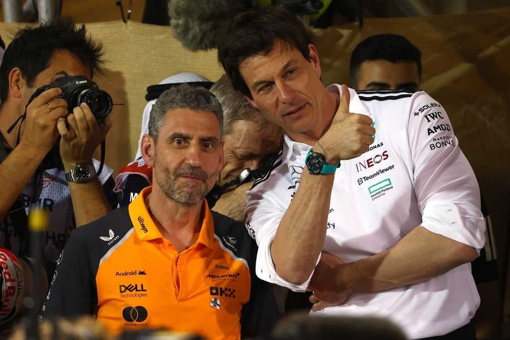 Toto Wolff, Mercedes, Andrea Stella, McLaren