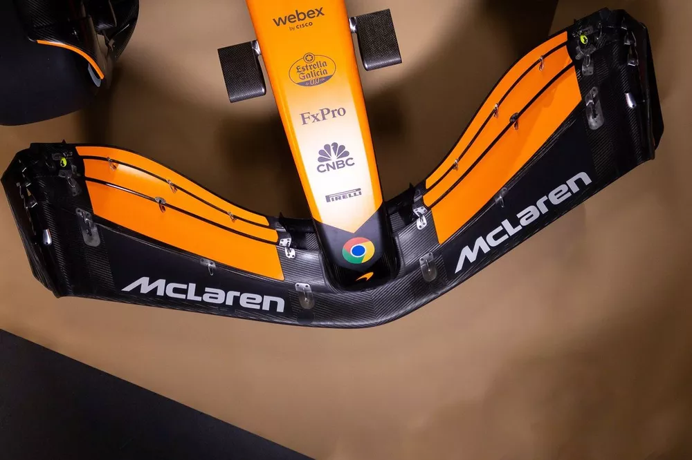 D&eacute;tails de la McLaren MCL38