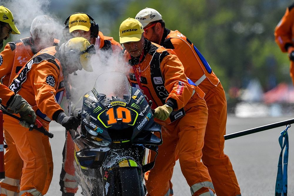 MotoGP French GP Bezzecchi wins crashfilled 1000th GP, Bagnaia taken out