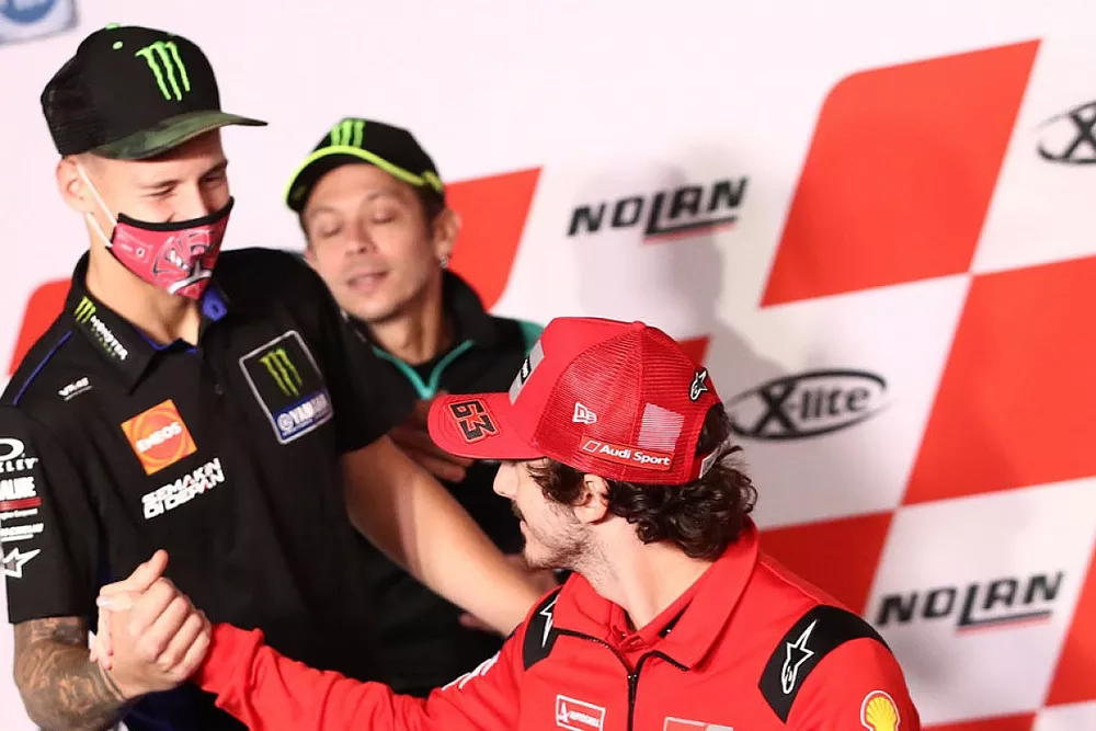Fabio Quartararo, Yamaha Factory Racing, Francesco Bagnaia, equipo Ducati 