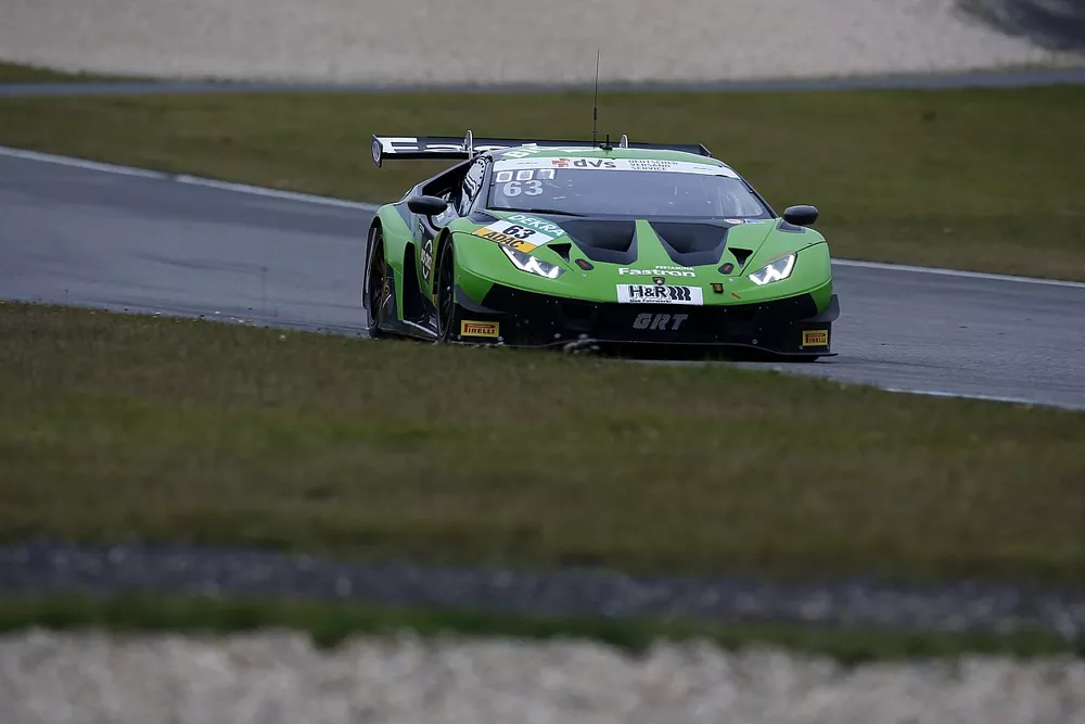 #63 GRT Grasser Racing Team Lamborghini Hurac&aacute;n GT3 Evo: Mirko Bortolotti, Marco Mapelli