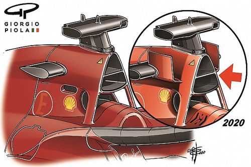 Ferrari's 2022 F1 car set for airbox tweak