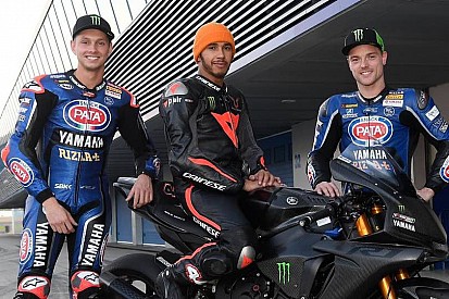 GALERÍA: Lewis Hamilton y la Yamaha R1M