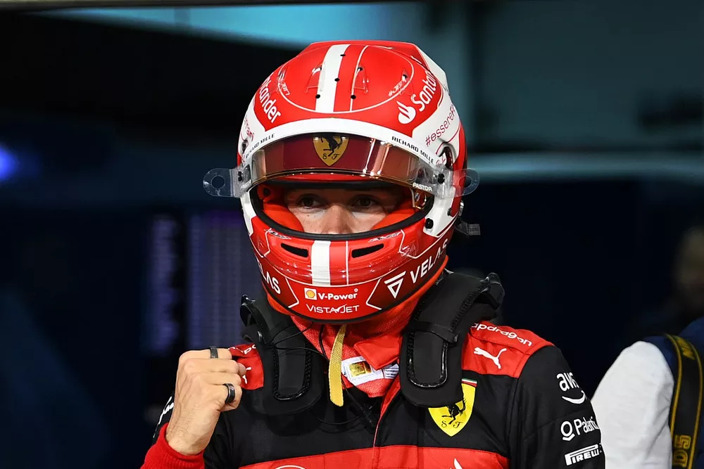 Pole man Charles Leclerc, Ferrari, celebrates