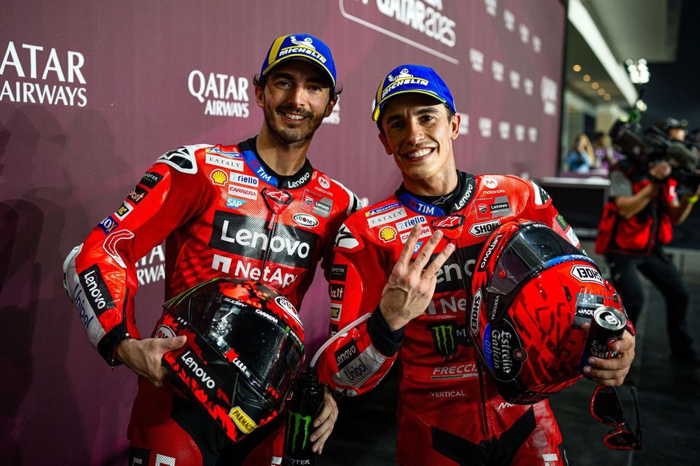 Francesco Bagnaia, Ducati Team, Marc Marquez, Ducati Team