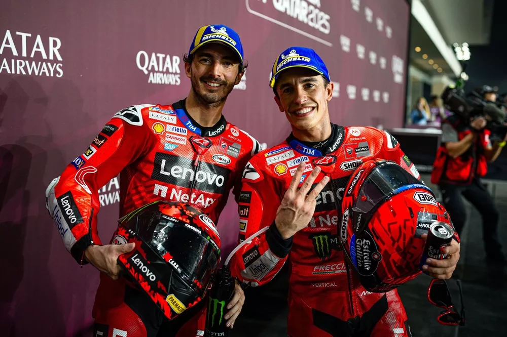 Francesco Bagnaia, Ducati Team, Marc Marquez, Ducati Team