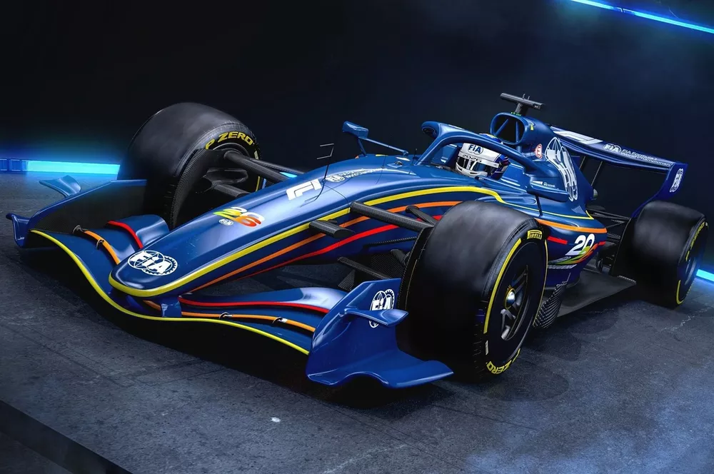 Ver&auml;nderte F1-Designstudie 2026: Was neu ist am Dummy-Auto der FIA