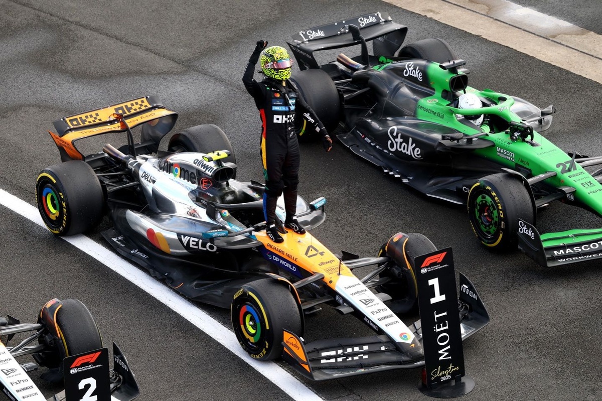 気まぐれな天候で大波乱！ ノリスが初の母国WIN。ヒュルケンベルグが