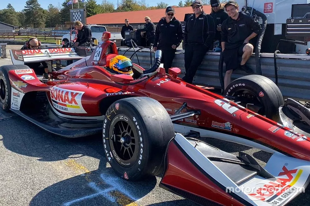 Rinus VeeKay 2019 IndyCar test Mid-Ohio