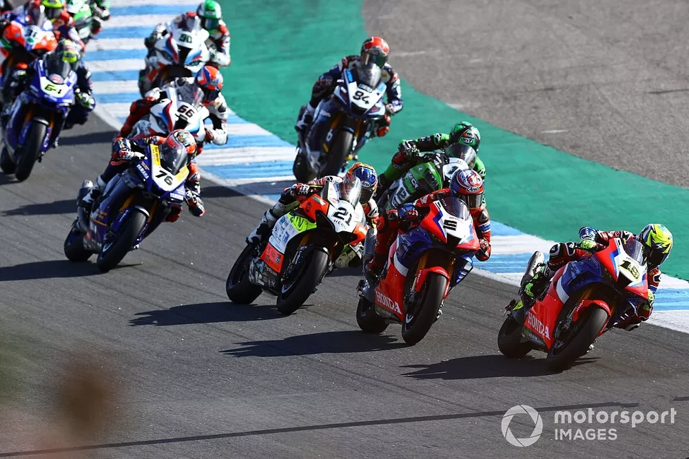 Alvaro Bautista, Team HRC, Leon Haslam, Team HRC, Michael Ruben Rinaldi, Team Goeleven