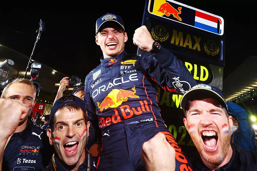 World Champion Max Verstappen, Red Bull Racing

