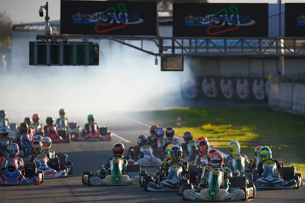 Azione in pista