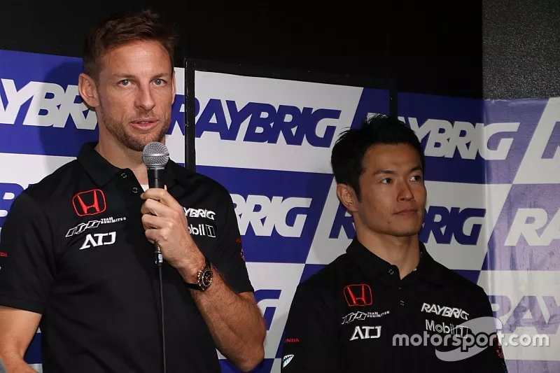 ジェンソン・バトン、山本尚貴（#1 RAYBRIG NSX-GT）