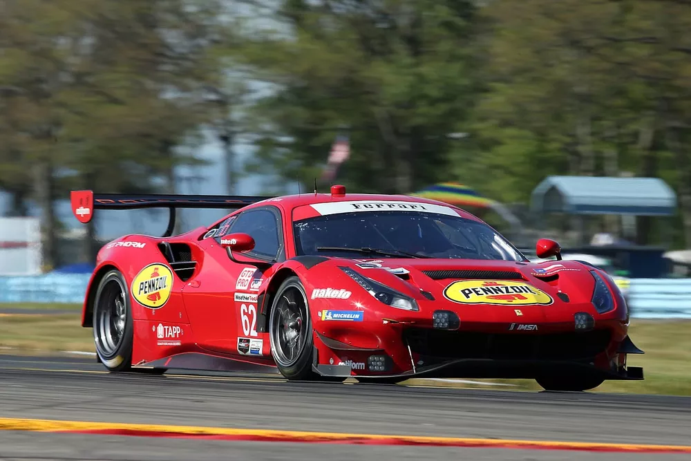 #62 Risi Competizione, Ferrari 488 GT3, GTD PRO: Daniel Serra, Davide Rigon