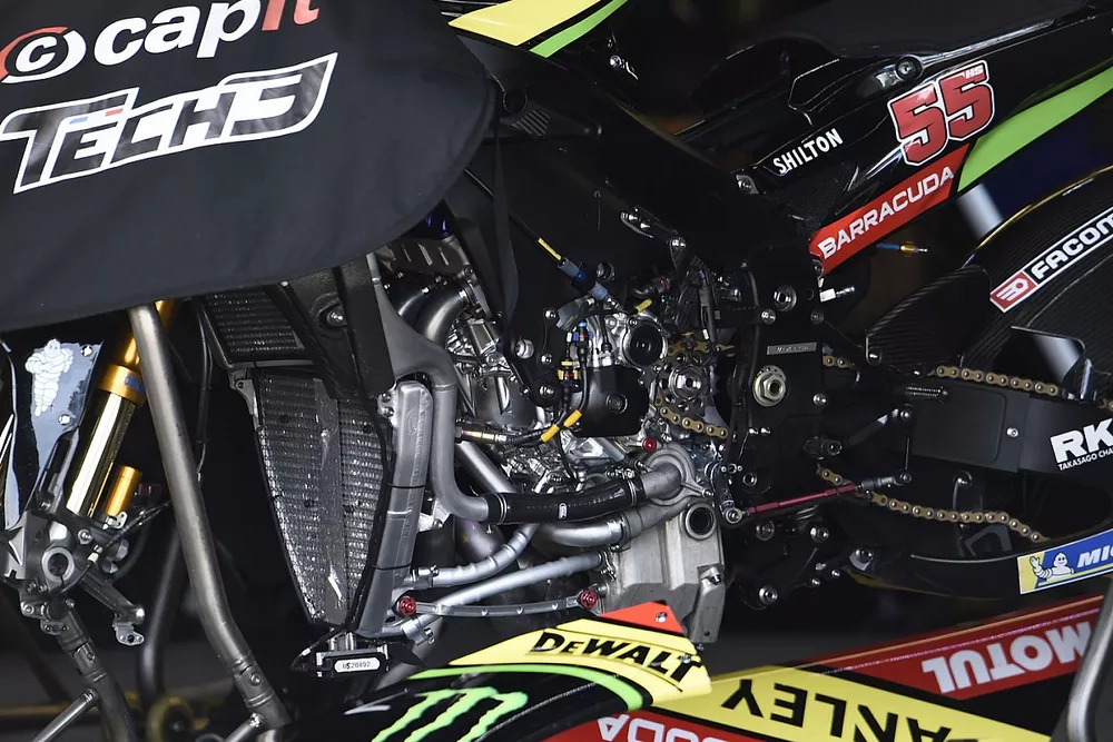 Le moteur de Hafizh Syharin, Tech 3 Yamaha