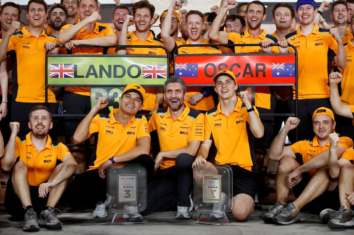 1/2 ステアリング マクラーレン F1 MCL ノリス ピアストリ 2023