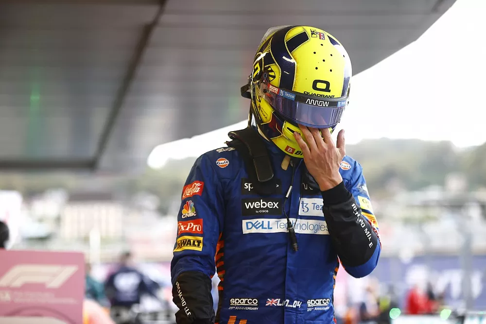 Lando Norris, de McLaren, en Parc Ferme