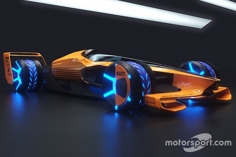 McLaren guarda al 2050: ecco la concept MCLExtreme e una visione sui GP di F1 del futuro