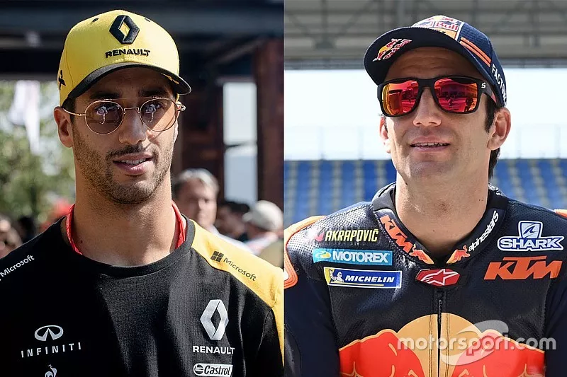 Daniel Ricciardo, Renault F1 Team, Johann Zarco, Red Bull KTM Factory Racing