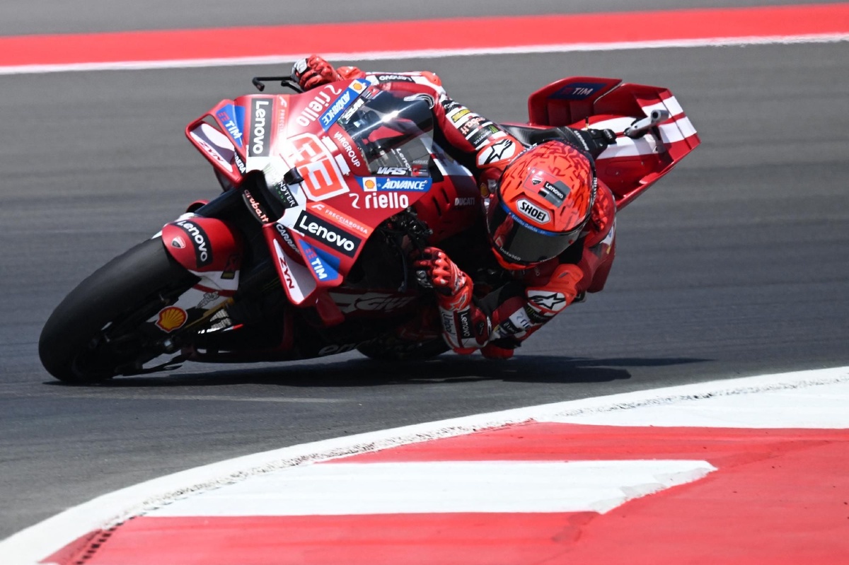 MotoGP: Marc Márquez surge no fim e lidera TL1 do GP da Austrália marcado por incidentes; Moreira é 20º