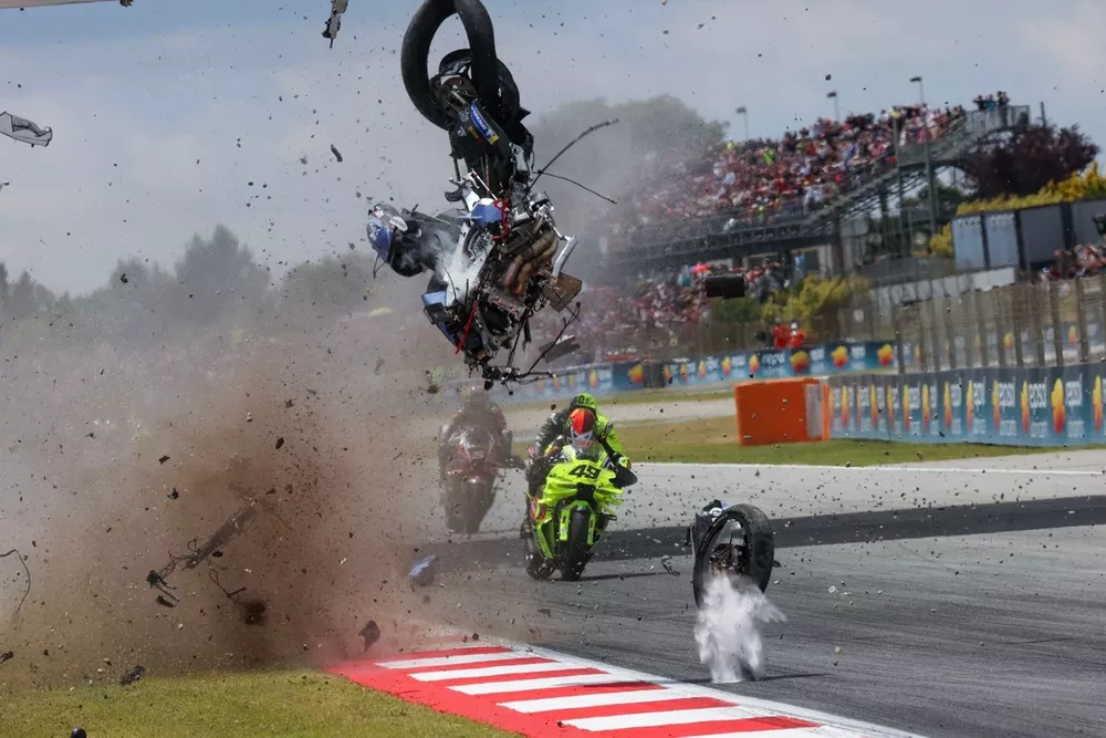 Alex Marquez, Gresini Racing crash