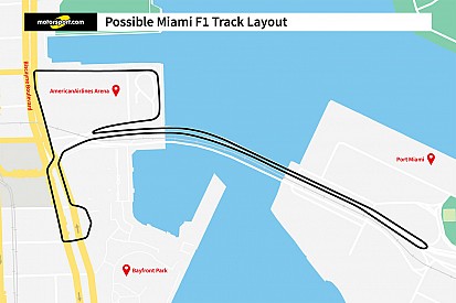 Layout sirkuit F1 Miami bakal lewati dua jembatan panjang?