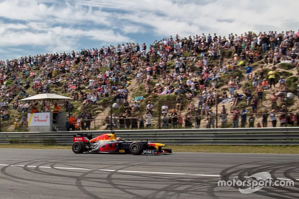 Max Verstappen tijdens de Jumbo Racedagen