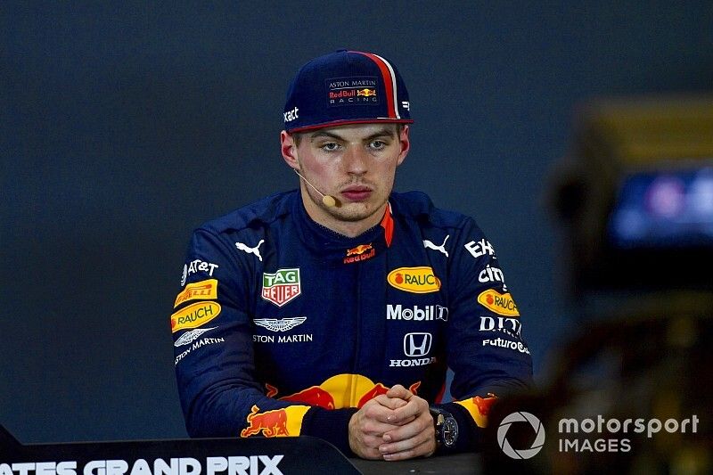 Max Verstappen, Red Bull Racing, en la conferencia de prensa post calificaci&oacute;n