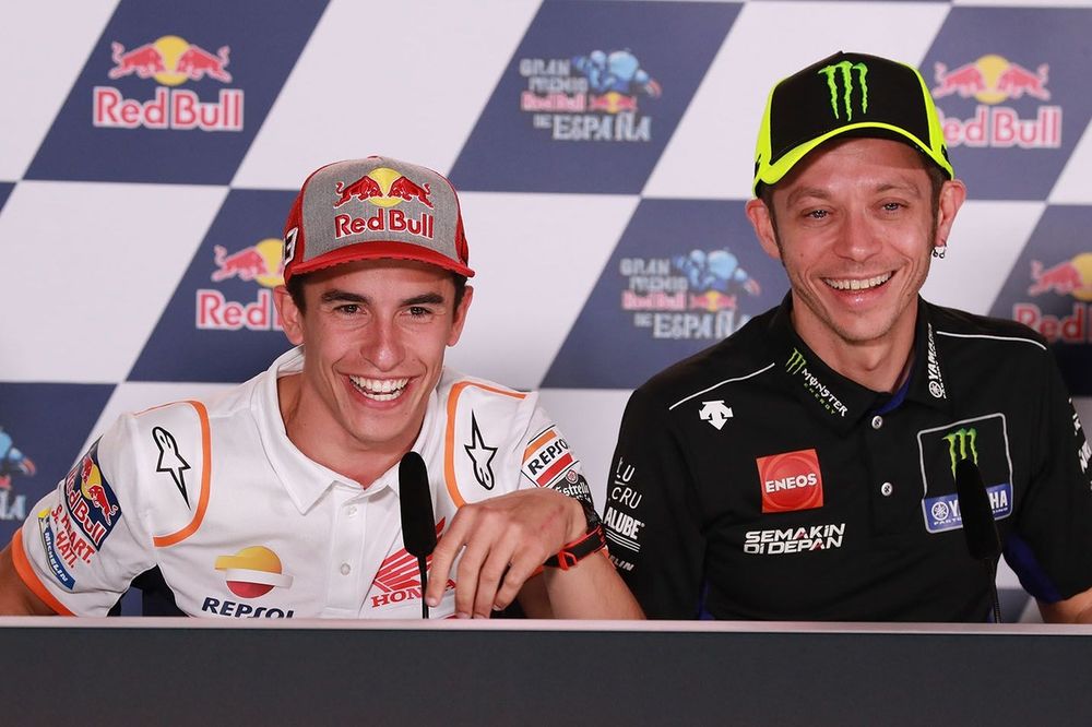 Marc Marquez, Repsol Honda Team, Valentino Rossi, Yamaha Factory Racing