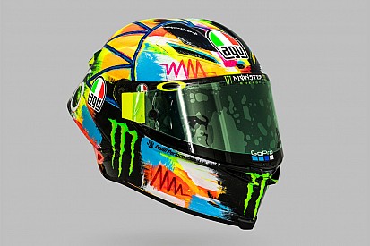 In beeld: Alle wintertest-helmen van Valentino Rossi