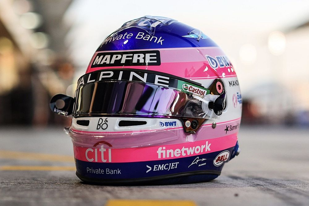 Casco de Fernando Alonso