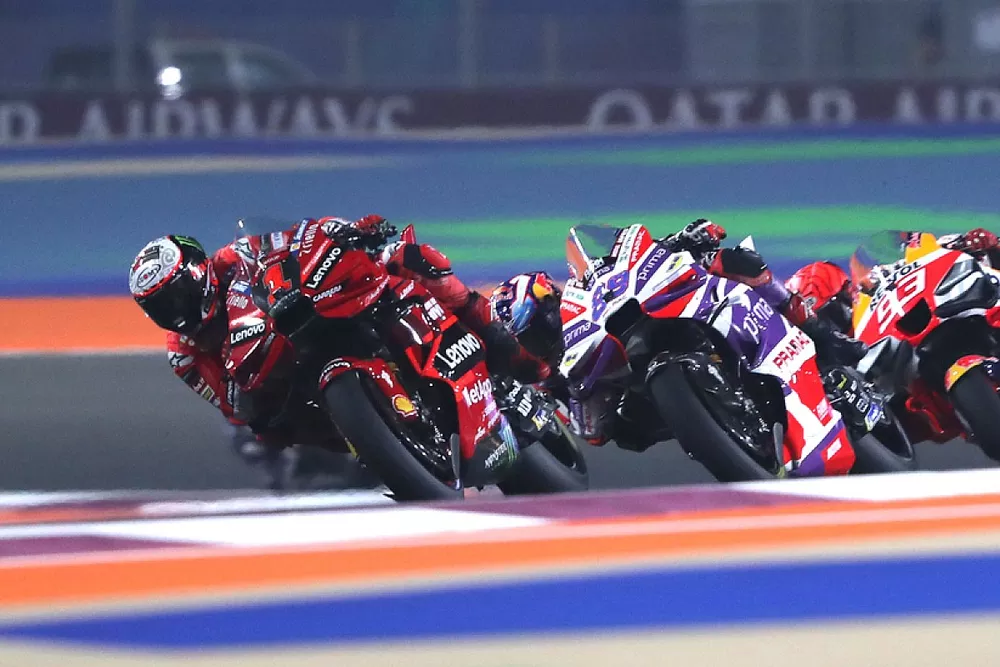 Francesco Bagnaia, Ducati Team, Jorge Martin, Pramac Racing, Marc Marquez, Repsol Honda Team