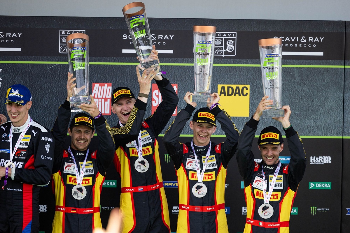 IGTC | Pirelli sul podio della 24h del Nürburgring: "Complimenti a Dinamic e a noi"