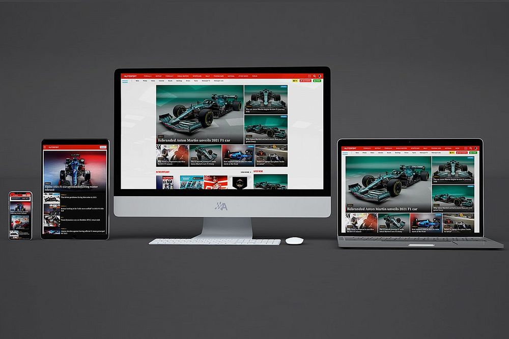 Autosport site and app