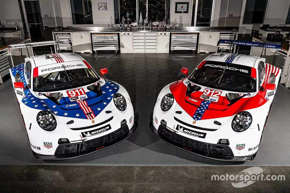 #911 Porsche GT Team Porsche 911 RSR: Frederic Makowiecki, Nick Tandy, Earl Bamber, #912 Porsche GT Team Porsche 911 RSR: Earl Bamber, Laurens Vanthoor, Neel Jani